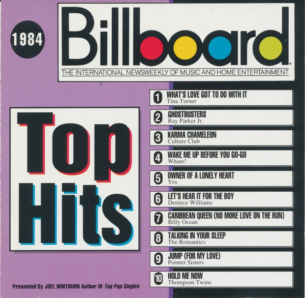 Various - Billboard Top Hits - 1984 | Rhino Records (R2 70679) - main Various - Billboard Top Hits - 1984 | Rhino Records (R2 70679) - main