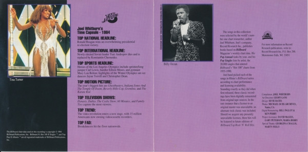 Various - Billboard Top Hits - 1984 | Rhino Records (R2 70679) - 4 Various - Billboard Top Hits - 1984 | Rhino Records (R2 70679) - 4