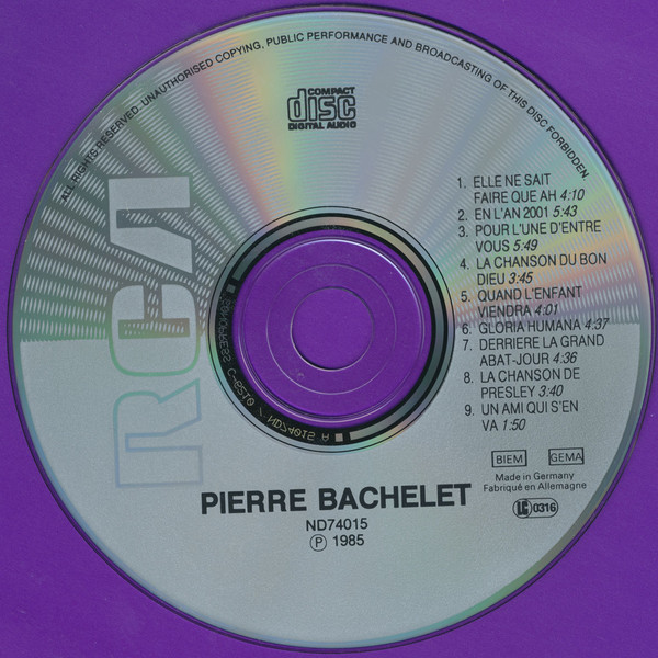 Pierre Bachelet - En L'An 2001 | AVREP (ND 74015) - 3