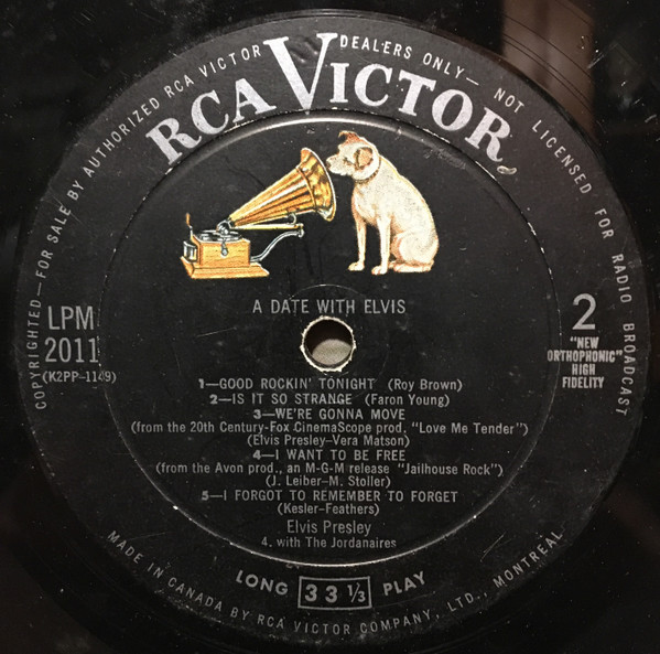 Elvis Presley - A Date With Elvis [Vinyl] | RCA Victor (LPM-2011) - 4