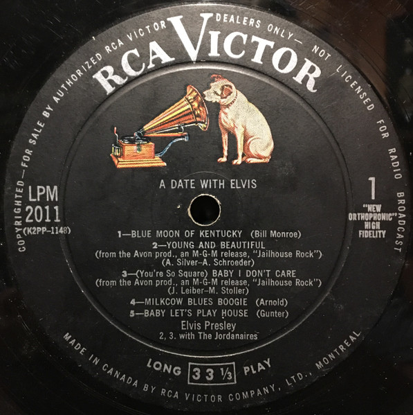 Elvis Presley - A Date With Elvis [Vinyl] | RCA Victor (LPM-2011) - 3