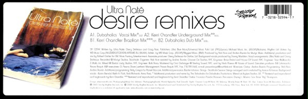 Ultra Naté - Desire (Remixes) | Strictly Rhythm (SR 12594) - 3