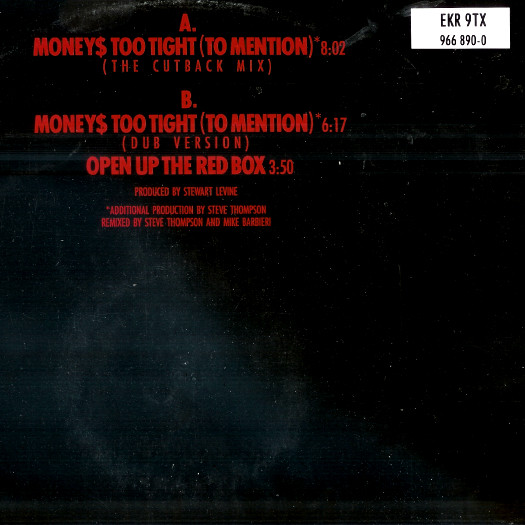 Simply Red - Money$ Too Tight (To Mention) (The Cutback Mix) | Elektra (EKR 9TX) - 3