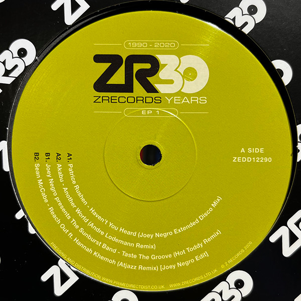 Various - 30 Years Of Z Records EP 1 | Z Records (ZEDD12290) - main Various - 30 Years Of Z Records EP 1 | Z Records (ZEDD12290) - main