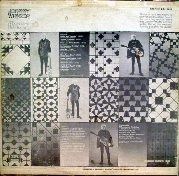 Johnny Winter - The Progressive Blues Experiment | Imperial (LP-12431) - 2