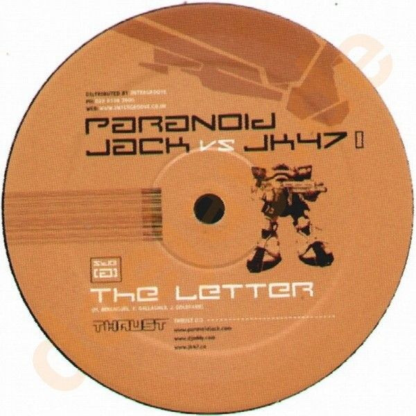 Paranoid Jack / JK47 / Addy - The Letter / Movin | Thrust Recordings (Thrust 013)