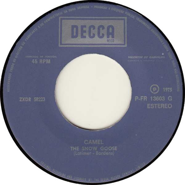 Camel - The Snow Goose | Decca (F R 13603 G) - 3