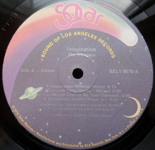 The Whispers - Imagination | Solar (BZL1-3578) - 2 The Whispers - Imagination | Solar (BZL1-3578) - 2