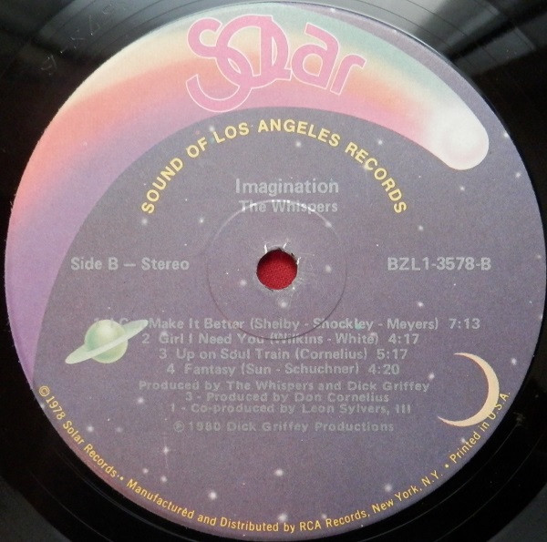The Whispers - Imagination | Solar (BZL1-3578) - 3 The Whispers - Imagination | Solar (BZL1-3578) - 3