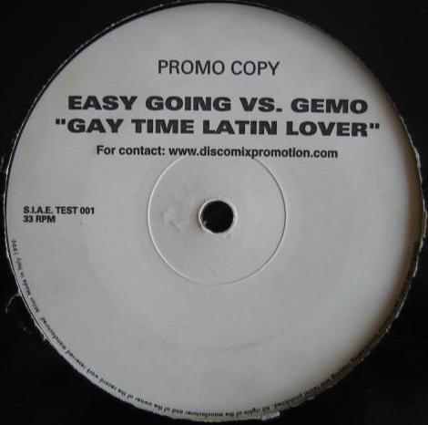Easy Going vs Andrea Gemolotto - Gay Time Latin Lover | Disco Inn (TEST 001) - main Easy Going vs Andrea Gemolotto - Gay Time Latin Lover | Disco Inn (TEST 001) - main