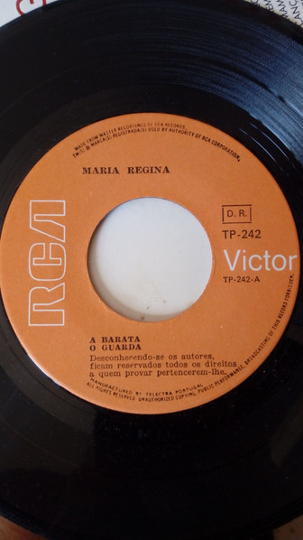 Maria Regina - A Barata | RCA Victor (TP-242) - 3