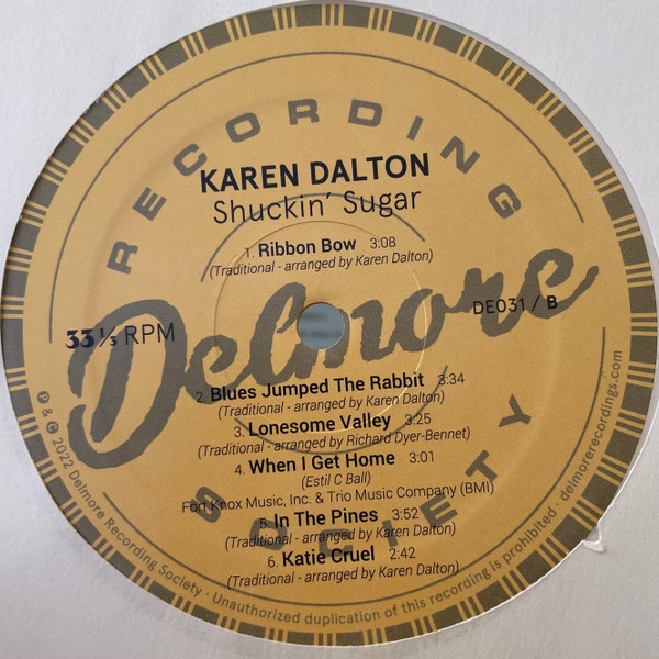 Karen Dalton - Shuckin' Sugar | Delmore Recording Society (DE031) - 2 Karen Dalton - Shuckin' Sugar | Delmore Recording Society (DE031) - 2