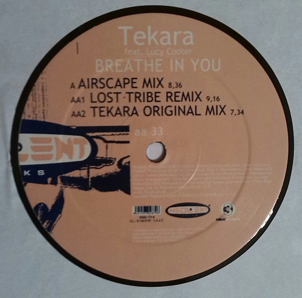 Tekara Feat. Lucy Cotter - Breathe In You | Insolent Tracks (INSMX 174 M) - 3