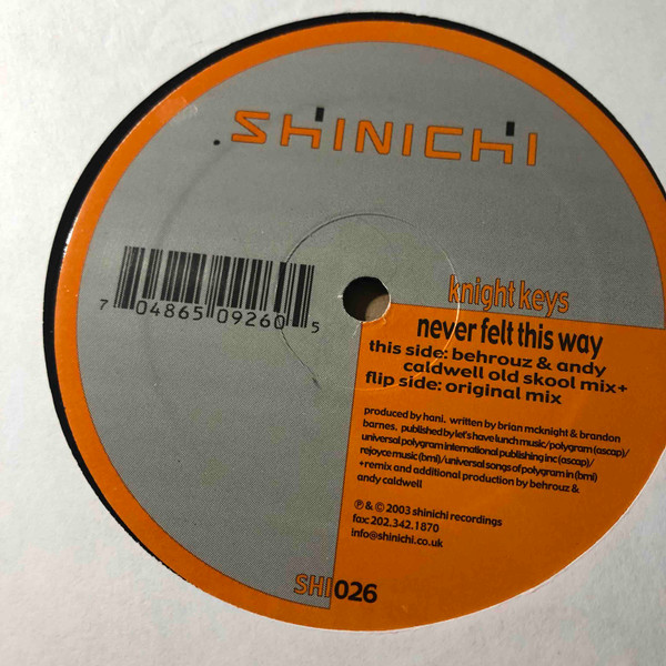 Knight Keys - Never Felt This Way | Shinichi (SHI026) - 2 Knight Keys - Never Felt This Way | Shinichi (SHI026) - 2