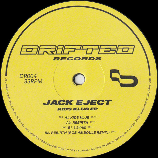 Jack Eject - Kids Klub EP | Drifted Records (DR004)