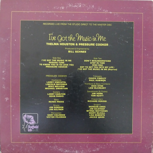 Thelma Houston & Pressure Cooker - I've Got The Music In Me | Sheffield Lab (LAB-2) - 2 Thelma Houston & Pressure Cooker - I've Got The Music In Me | Sheffield Lab (LAB-2) - 2
