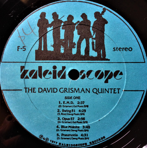 David Grisman Quintet - The David Grisman Quintet | Kaleidoscope Records (F-5) - 4 David Grisman Quintet - The David Grisman Quintet | Kaleidoscope Records (F-5) - 4