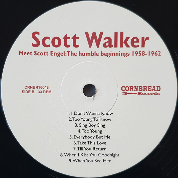 Scott Walker - Meet Scott Engel: The Humble Beginnings 1958-1962 | Cornbread Records (CRNBR16048) - 4 Scott Walker - Meet Scott Engel: The Humble Beginnings 1958-1962 | Cornbread Records (CRNBR16048) - 4