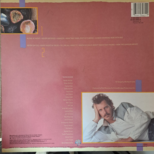 Michael Franks - Passionfruit | Warner Bros. Records (92-3962-1) - 2