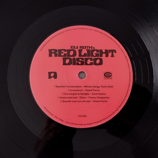 Various - Eli Roth's Red Light Disco - Dancefloor Seductions From Italian Sexploitation Cinema (1969-1981) | Cam Sugar (CS 023) - 4