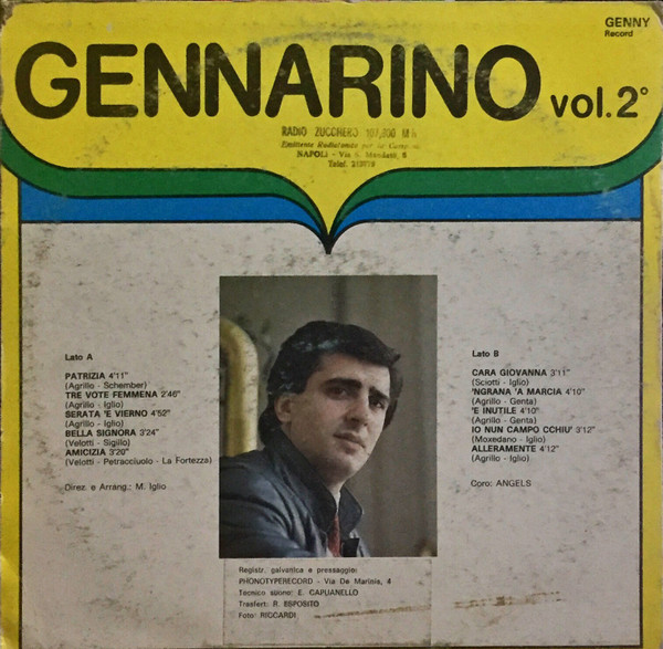 Gennarino - Gennarino Vol. 2 | Genny Record (G 3301) - 2