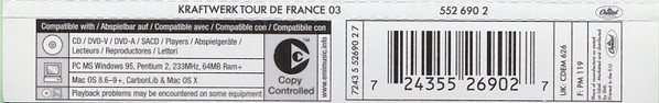 Kraftwerk - Tour De France 2003 | Capitol Records (552 690 2) - 2