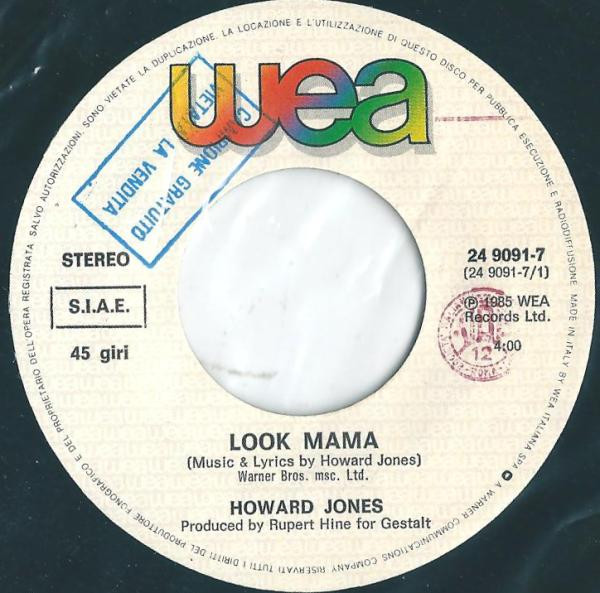 Howard Jones - Look Mama | WEA (24 9091-7) - 3