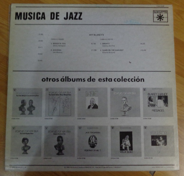 Art Blakey & The Jazz Messengers / John Handy Quartet - Messages | Roulette (CIDA 5105) - 2