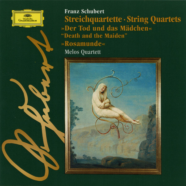 Franz Schubert , Melos Quartett - Streichquartette = String Quartets: »Der Tod Und Das Mädchen« = "Death And The Maiden" / »Rosamunde« | Deutsche Grammophon (453 669-2) - main