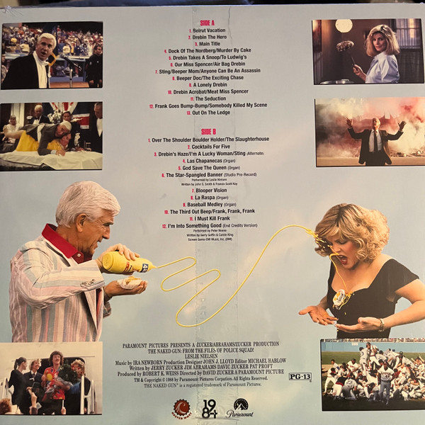 Ira Newborn - The Naked Gun: From The Files Of Police Squad! (2LP - Limited Edition - Mondo Exclusive Blue Swirl Sky Vinyl) [Vinyl] | Rusted Wave (RW-018) - 2