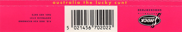TISM - Australia The Lucky Cunt CD | Shock (SHOCKCD7020) - 2 TISM - Australia The Lucky Cunt CD | Shock (SHOCKCD7020) - 2