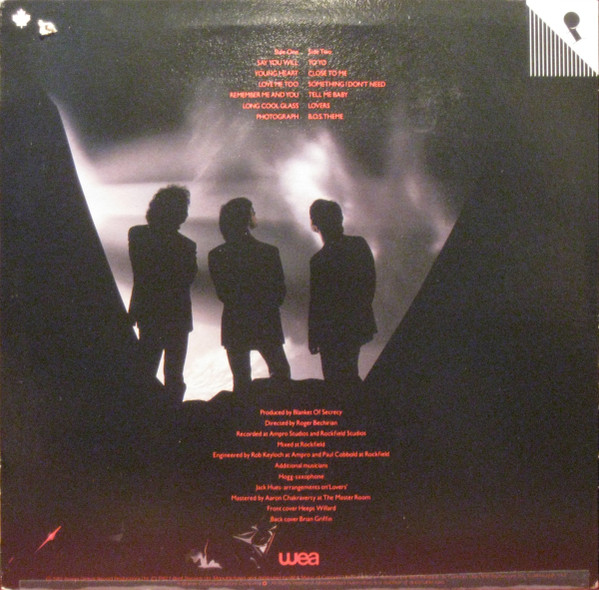 Blanket Of Secrecy - Walls Have Ears | WEA (XWEA 58720) - 2