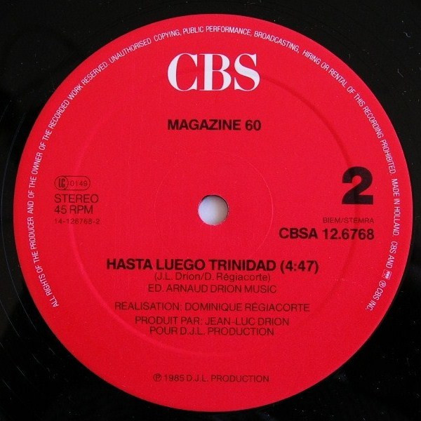 Magazine 60 - Rendez-Vous Sur La Costa Del Sol | CBS (CBSA 12.6768) - 4