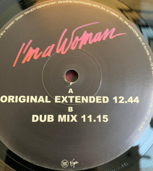 Cassius - I'm A Woman | Virgin (VISA 8709) - main