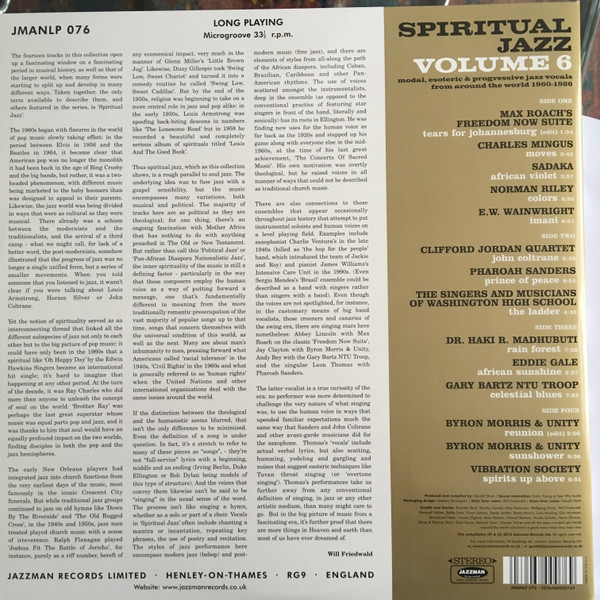 Various - Spiritual Jazz 6 - Vocals (Modal, Esoteric & Progressive Jazz Vocals From Around The World 1960-1986) | Jazzman (JMANLP 076) - 4