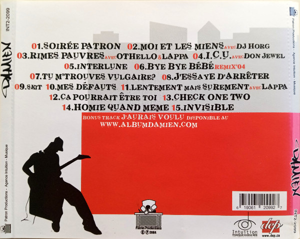 Damien - Damien | Intuition Musique-Scène-Télé (INT2-2099) - 2