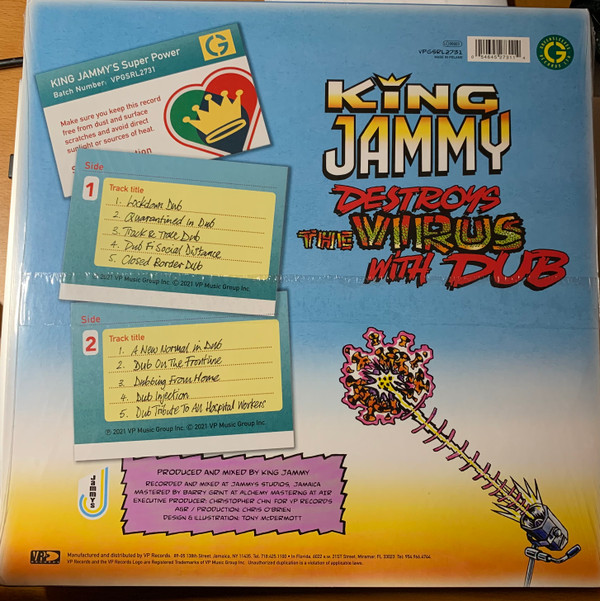 King Jammy - King Jammy Destroys The Virus With Dub | Greensleeves Records (VPGSRL2731) - 2 King Jammy - King Jammy Destroys The Virus With Dub | Greensleeves Records (VPGSRL2731) - 2