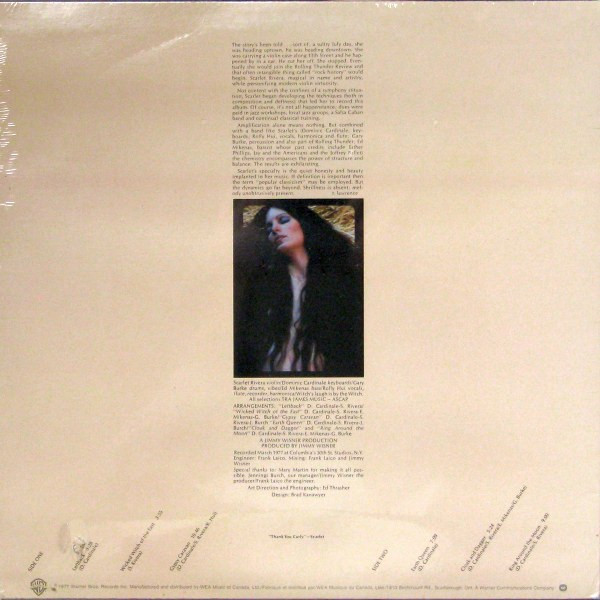 Scarlet Rivera - Scarlet Rivera [Vinyl] | Warner Bros. Records (BS 3060) - 2