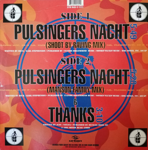 Sons Of Ilsa - Pulsingers Nacht (I'm A Raver, Baby) | Urban (579 045-1) - 2