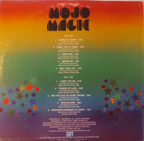 The Mojo Men - Mojo Magic [Vinyl] | GRT (GRT 10003) - 2
