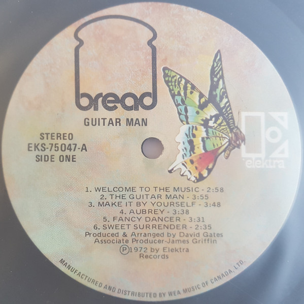 Bread - Guitar Man | Elektra (EKS-75047) - 3 Bread - Guitar Man | Elektra (EKS-75047) - 3