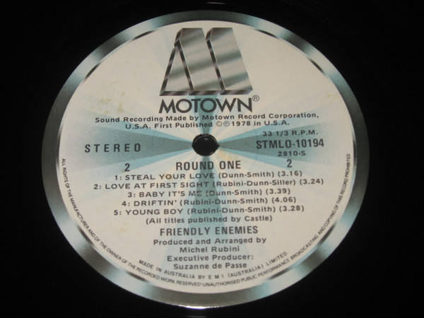 Friendly Enemies - Round One | Motown (STLO.10194) - 4 Friendly Enemies - Round One | Motown (STLO.10194) - 4