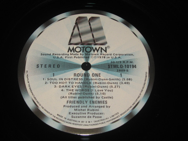 Friendly Enemies - Round One | Motown (STLO.10194) - 3 Friendly Enemies - Round One | Motown (STLO.10194) - 3