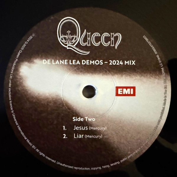 Queen - De Lane Lea Demos - 2024 Mix EP - RSD 2025 | EMI (00602475378853) - 4