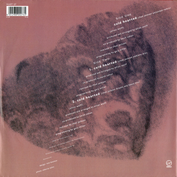 Paula Abdul - Cold Hearted | Virgin (VUST 27) - 2