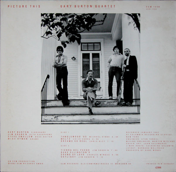 Gary Burton Quartet - Picture This | ECM Records (ECM 1226) - 2