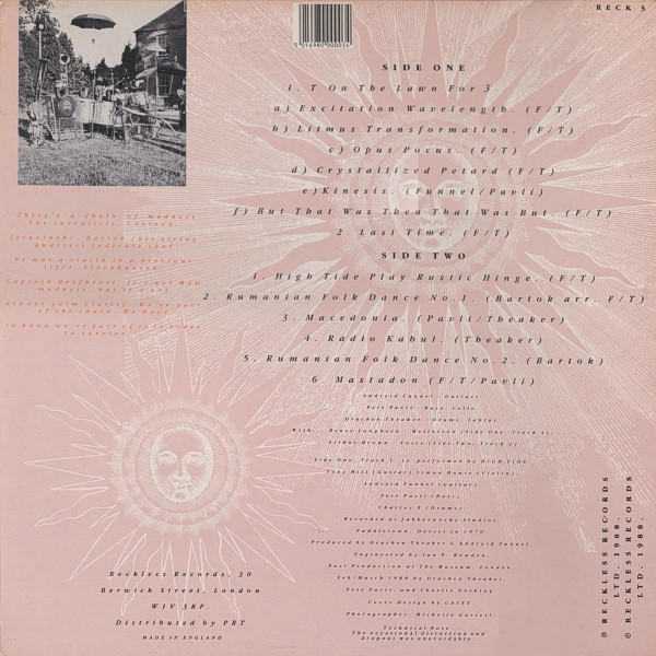 Rustic Hinge - Replicas | Reckless Records (RECK 3) - 2 Rustic Hinge - Replicas | Reckless Records (RECK 3) - 2