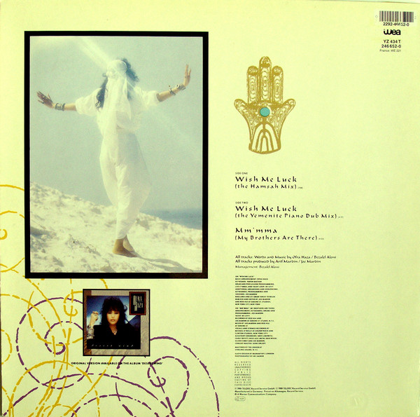 Ofra Haza - Wish Me Luck | WEA (246 652-0)