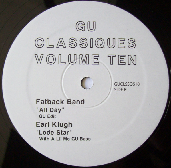 Glenn Underground - Classiques Volume Ten | Not On Label (Glenn Underground) (GUCLSSQS10) - 2