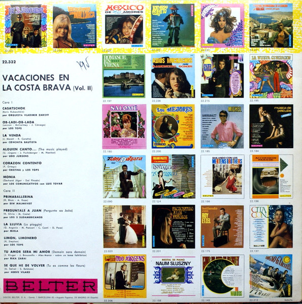 Various - Vacaciones En La Costa Brava Vol. II | Belter (22.332) - 3
